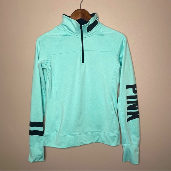PINK Victoria's Secret Jackets & Blazers - Victoria’s Secret PINK Quarter-zip Jacket Size S